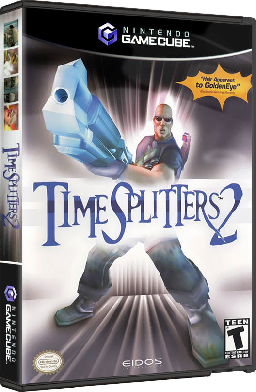 Time Splitter 2 | NTSC | Gamecube | GC | En | Reproduction Case and Booklet - NO GAME