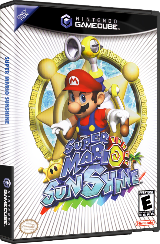 Super Mario Sunshine | NTSC | Gamecube | GC | En | Reproduction Case and Booklet - NO GAME