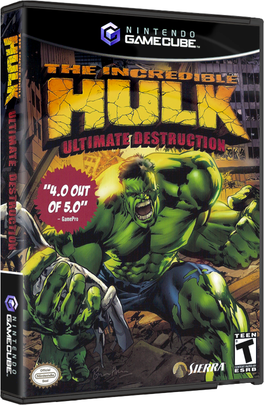 The Incredible Hulk Ultimate Destruction | NTSC | Gamecube | GC | En | Reproduction Case and Booklet - NO GAME