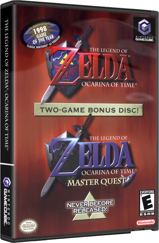 The Legend Of Zelda Ocarina of Time Master Quest | NTSC | Gamecube | GC | En | Reproduction Case and Booklet - NO GAME