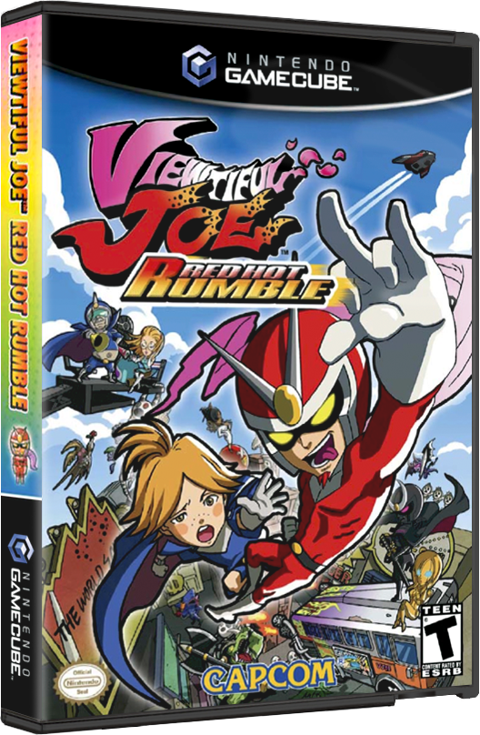 Viewtiful Joe Red Hot Rumble | NTSC | Gamecube | GC | En | Reproduction Case and Booklet - NO GAME