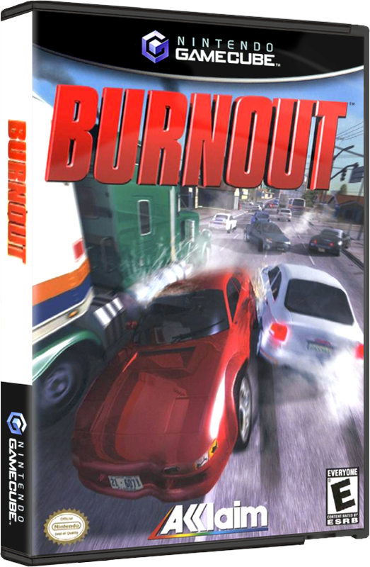 Burnout | NTSC | Gamecube | GC | En | Reproduction Case and Booklet - NO GAME
