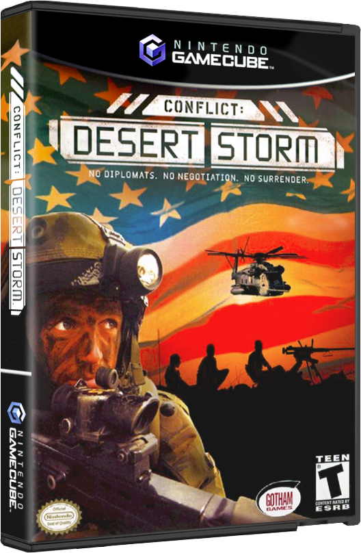 Conflict Desert Storm | NTSC | Gamecube | GC | En | Reproduction Case and Booklet - NO GAME