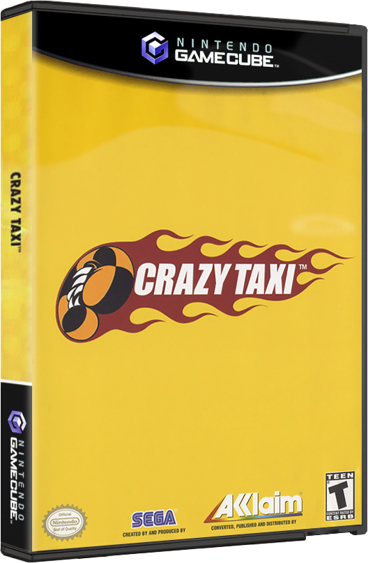 Crazy Taxi | NTSC | Gamecube | GC | En | Reproduction Case and Booklet - NO GAME