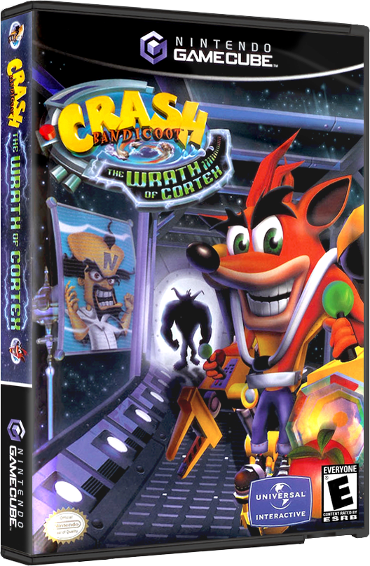 Crash Bandicoot The Wrath of Cortex | NTSC | Gamecube | GC | En | Reproduction Case and Booklet - NO GAME