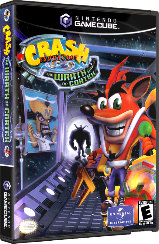 Crash Bandicoot The Wrath of Cortex | NTSC | Gamecube | GC | En | Reproduction Case and Booklet - NO GAME