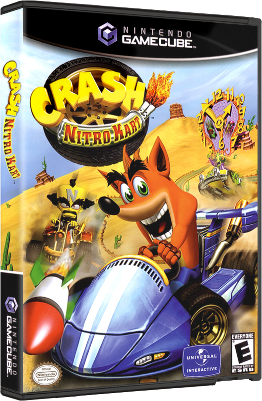 Crash Nitro Kart | NTSC | Gamecube | GC | En | Reproduction Case and Booklet - NO GAME