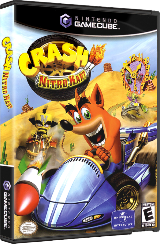 Crash Nitro Kart | NTSC | Gamecube | GC | En | Reproduction Case and Booklet - NO GAME