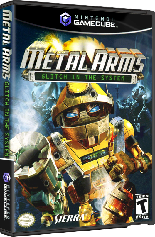 Metal Arms Glitch in the System | NTSC | Gamecube | GC | En | Reproduction Case and Booklet - NO GAME