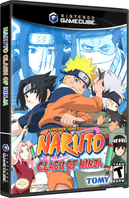 Naruto Clash of Ninja | NTSC | Gamecube | GC | En | Reproduction Case and Booklet - NO GAME