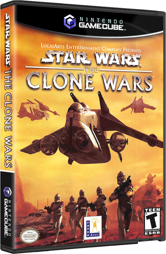 Star Wars the Clone Wars | NTSC | Gamecube | GC | En | Reproduction Case and Booklet - NO GAME