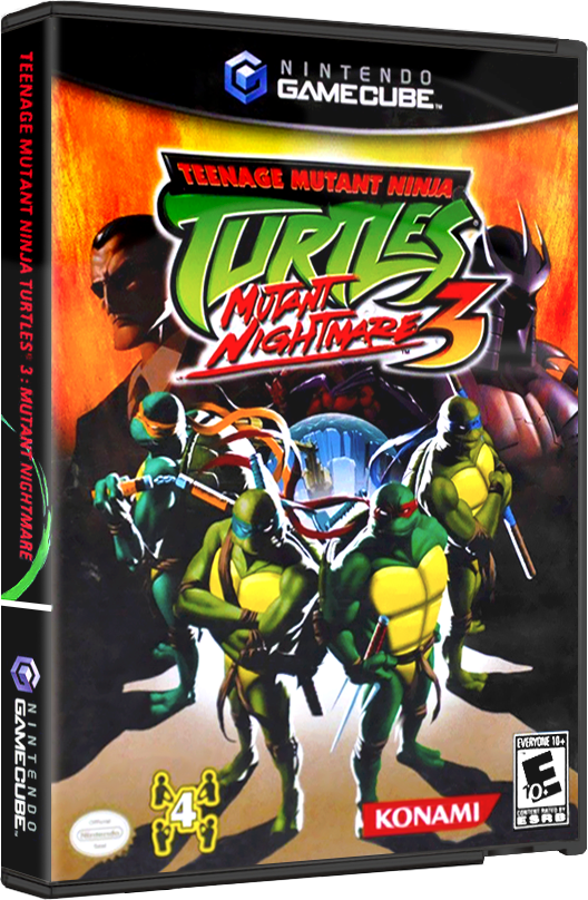 Teenage Mutant Ninja Turtles 3 | NTSC | Gamecube | GC | En | Reproduction Case and Booklet - NO GAME
