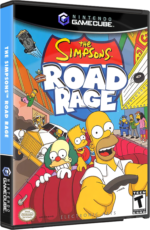 The Simpsons Road Rage | NTSC | Gamecube | GC | En | Reproduction Case and Booklet - NO GAME