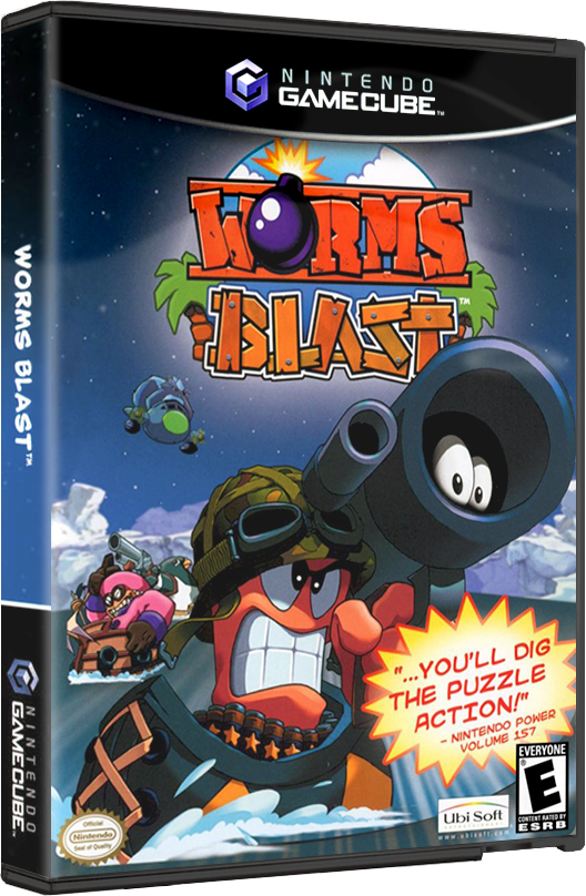 Worms Blast | NTSC | Gamecube | GC | En | Reproduction Case and Booklet - NO GAME