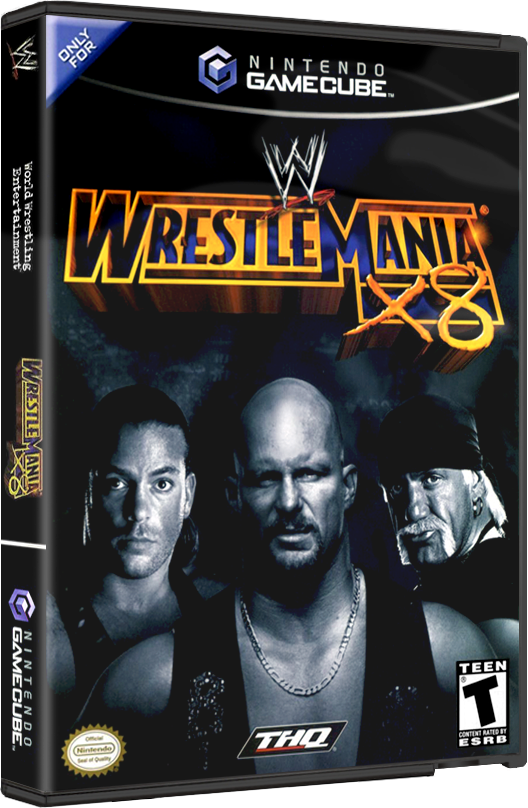 WWE Wrestlemania X8  | NTSC | Gamecube | GC | En | Reproduction Case and Booklet - NO GAME