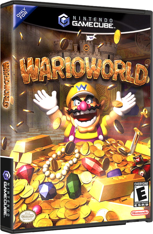 Wario World | NTSC | Gamecube | GC | En | Reproduction Case and Booklet - NO GAME