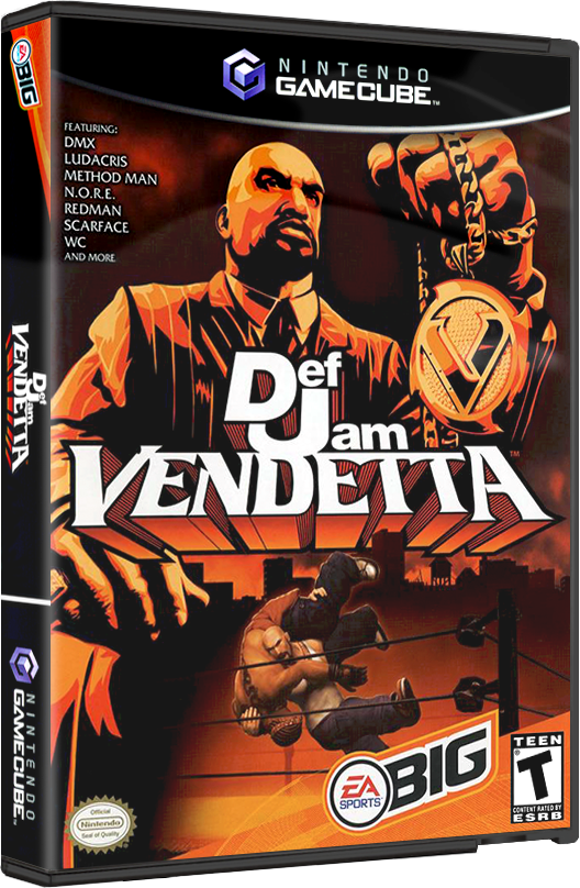 Def Jam Vendetta | NTSC | Gamecube | GC | En | Reproduction Case and Booklet - NO GAME