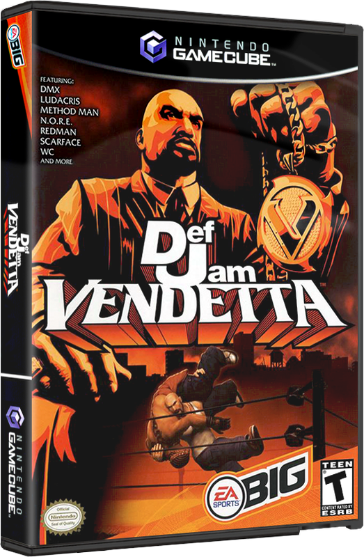 Def Jam Vendetta | NTSC | Gamecube | GC | En | Reproduction Case and Booklet - NO GAME