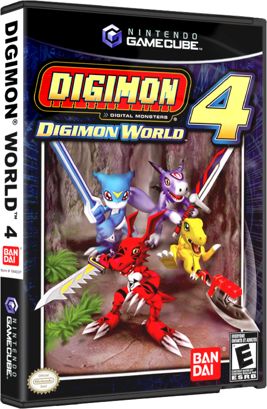 DIGIMON World 4 | NTSC | Gamecube | GC | En | Reproduction Case and Booklet - NO GAME