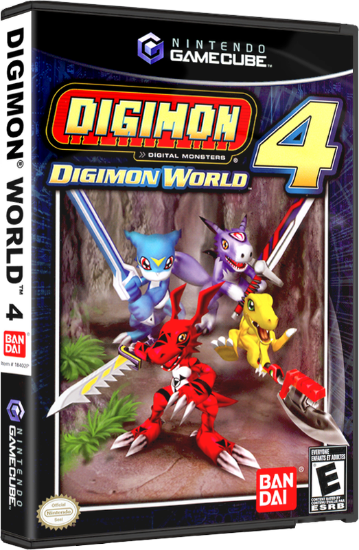 DIGIMON World 4 | NTSC | Gamecube | GC | En | Reproduction Case and Booklet - NO GAME