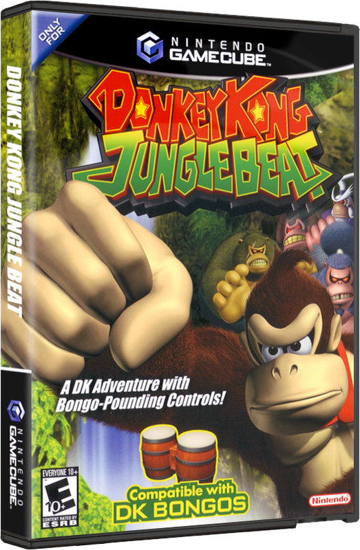 Donkey Kong Jungle Beat | NTSC | Gamecube | GC | En | Reproduction Case and Booklet - NO GAME