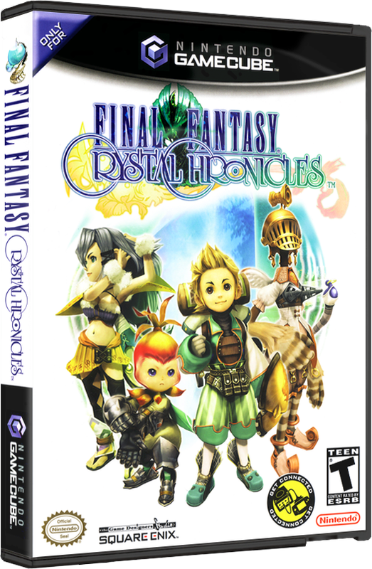 Final Fantasy Crystal Chronicles | NTSC | Gamecube | GC | En | Reproduction Case and Booklet - NO GAME