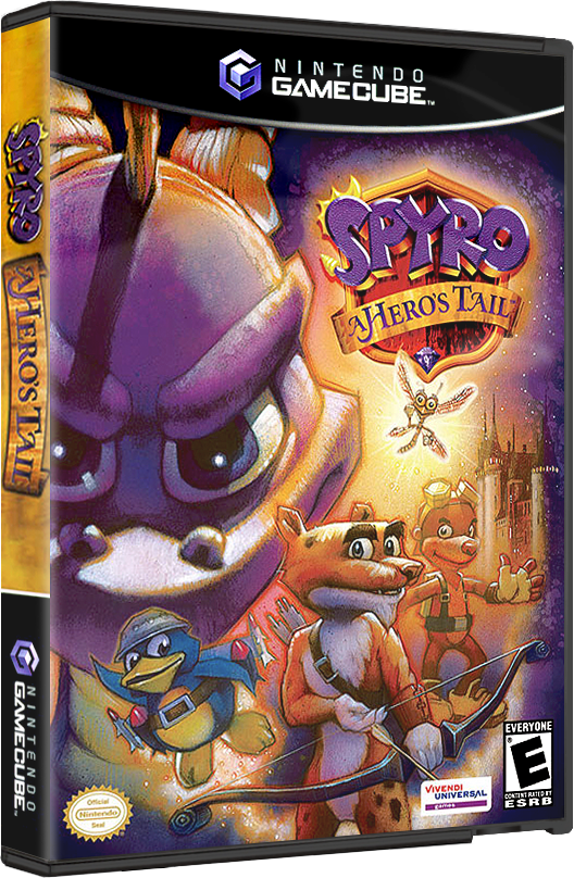 Spyro A Hero's Tale | NTSC | Gamecube | GC | En | Reproduction Case and Booklet - NO GAME