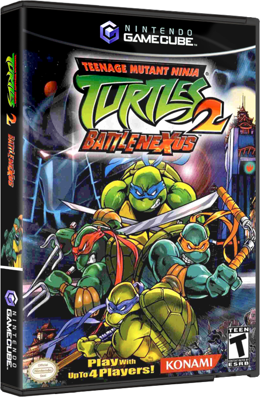 Teenage Mutant Ninja Turtles 2 | NTSC | Gamecube | GC | En | Reproduction Case and Booklet - NO GAME