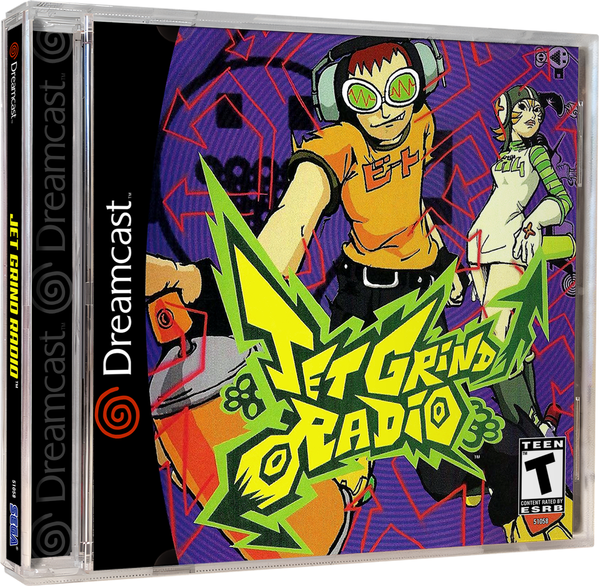 Jet Grind Radio | NTSC | Dreamcast | DC | En | Reproduction Case and Booklet - NO GAME