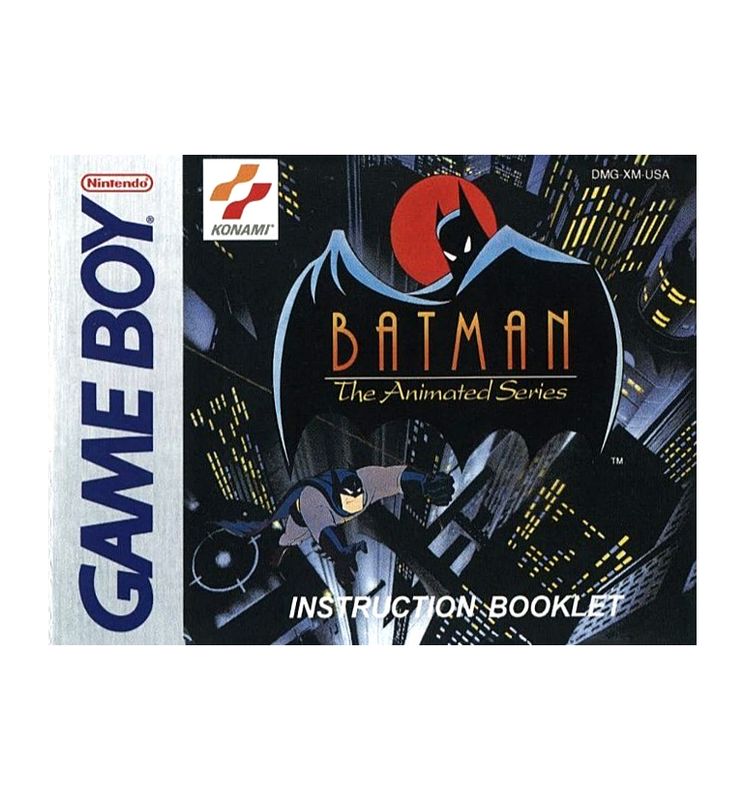 Batman the Animated Series Reproduction Manual