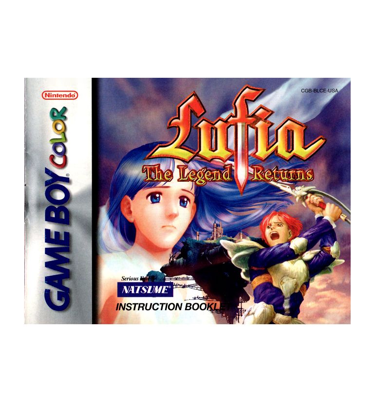 Lufia the Legend Returns Reproduction Manual