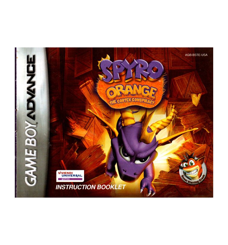Spyro Orange the Cortex Conspiracy Reproduction Manual