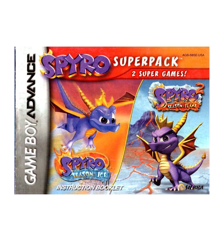 Spyro Superpack Reproduction Manual