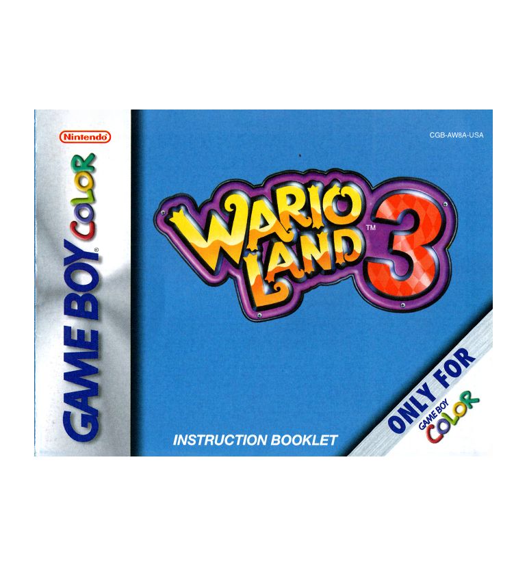 Wario Land 3 Reproduction Manual