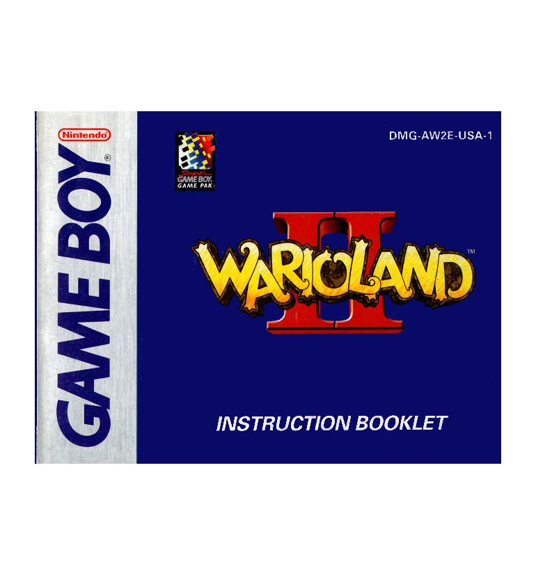 Wario Land 2 Reproduction Manual