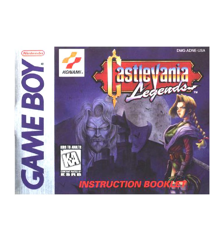 Castlevania Legends Reproduction Manual