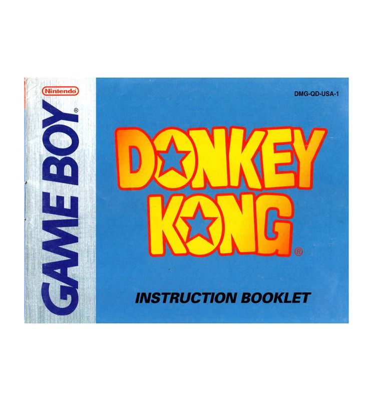 Donkey Kong Reproduction Manual