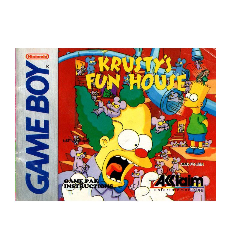 Krusty's Fun house Reproduction Manual