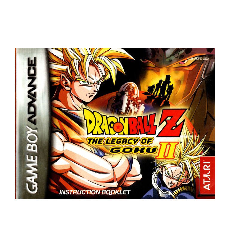 Dragon Ball Z Legacy of Goku II Reproduction Manual