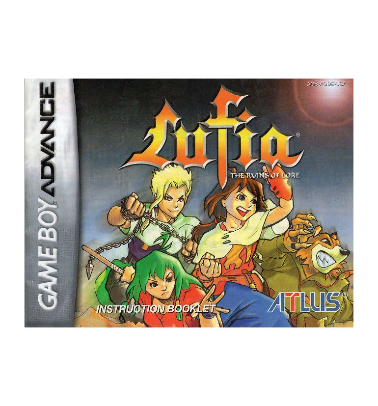 Lufia the Ruins of Lore Reproduction Manual