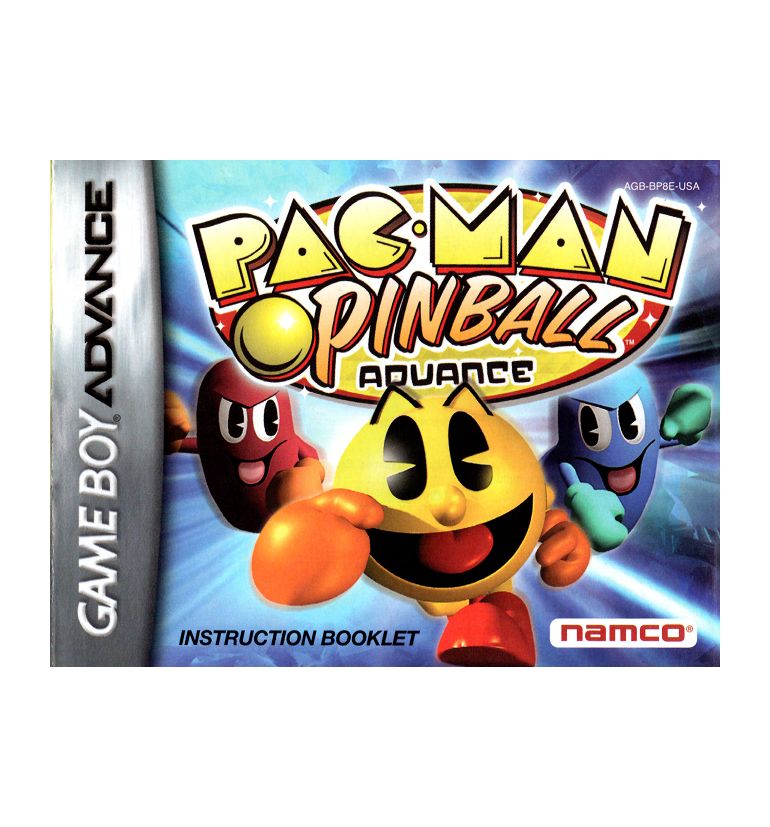 Pac-Man Pinball Advance Reproduction Manual