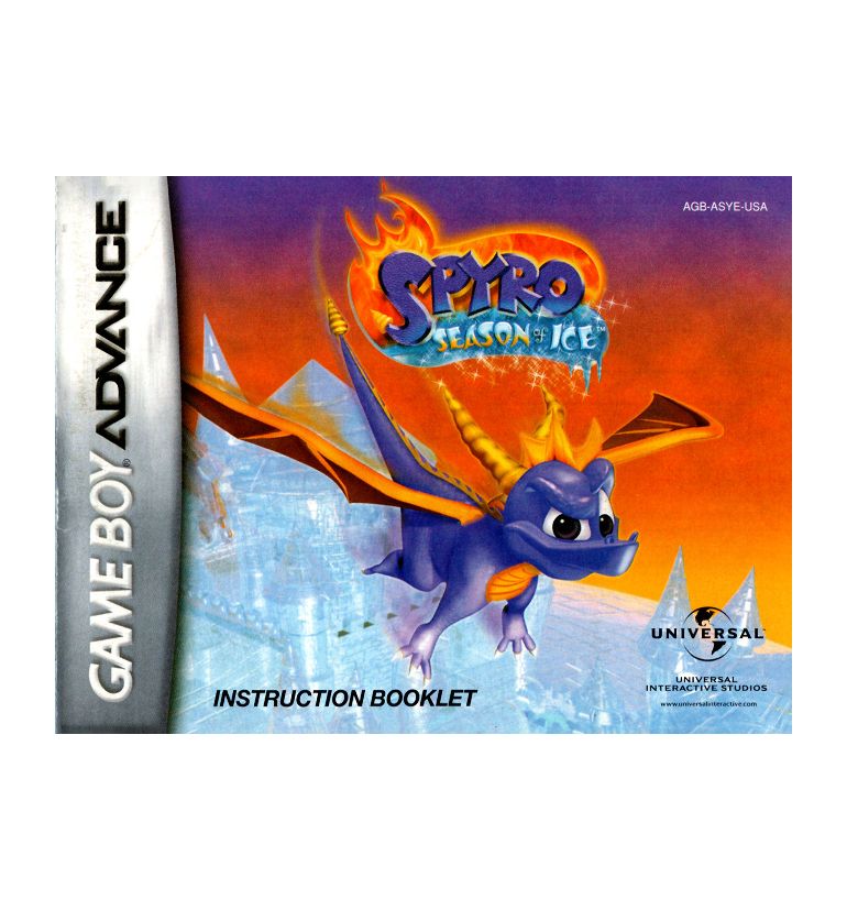 Spyro Season of Ice Reproduction Manual