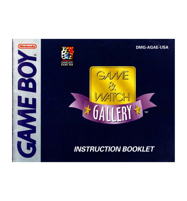 Game and Watch Gallery Reproduction Manual