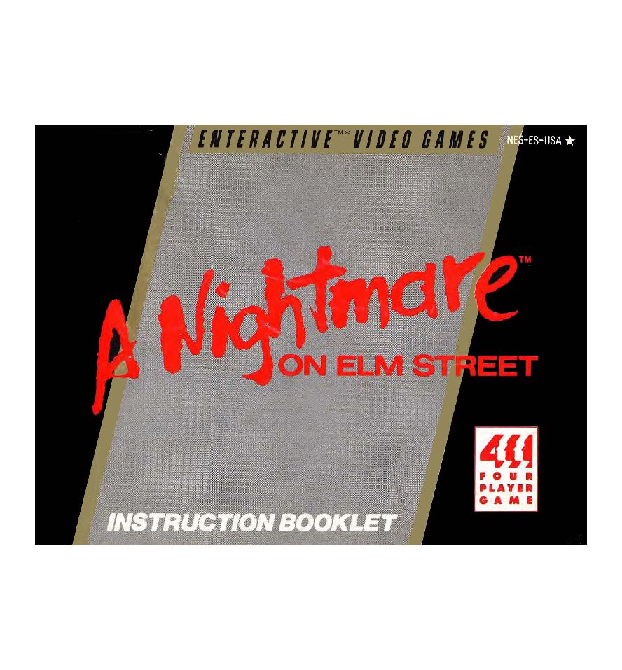 A Nightmare on Elm Street Reproduction Manual