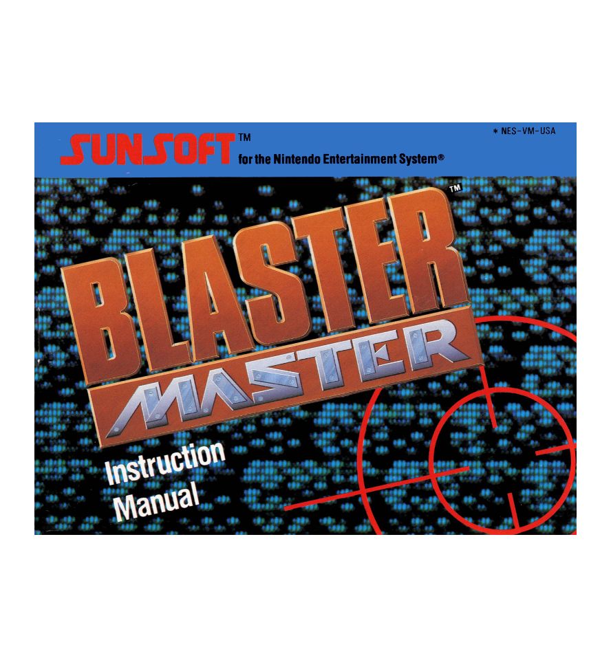Blaster Master Reproduction Manual