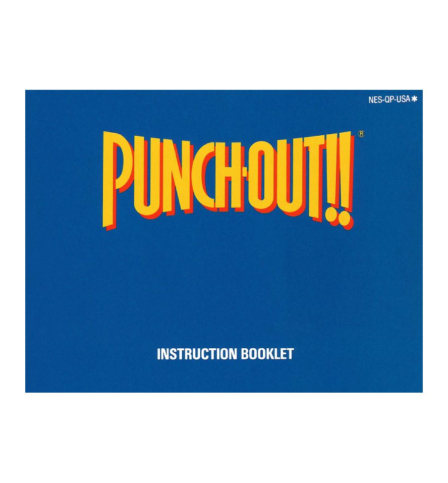 Punchout!! Reproduction Manual