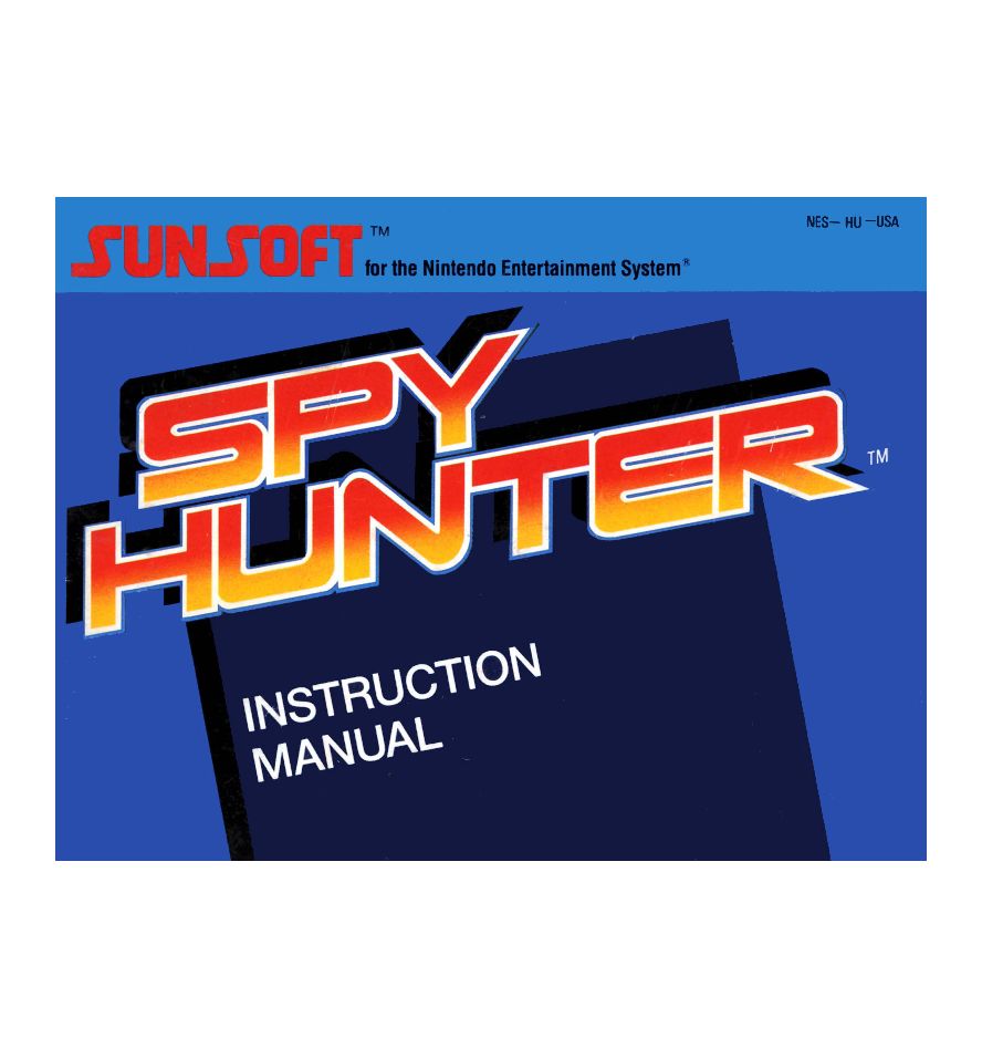 Spy Hunter Reproduction Manual