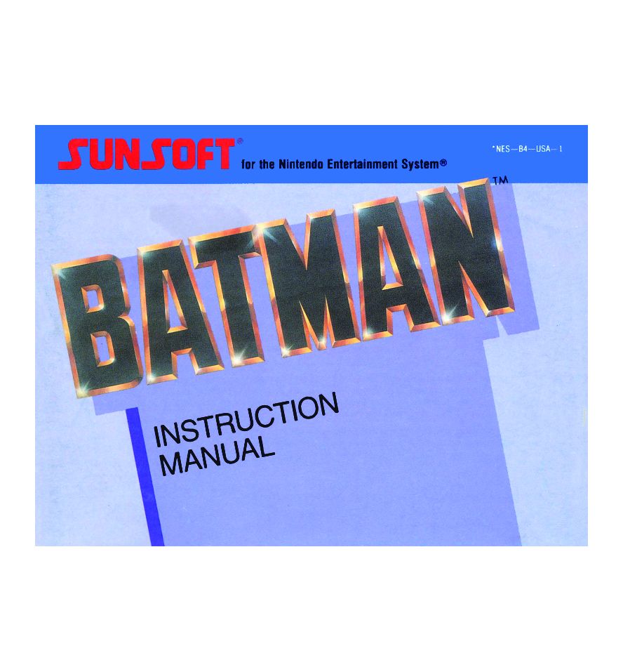 Batman Reproduction Manual