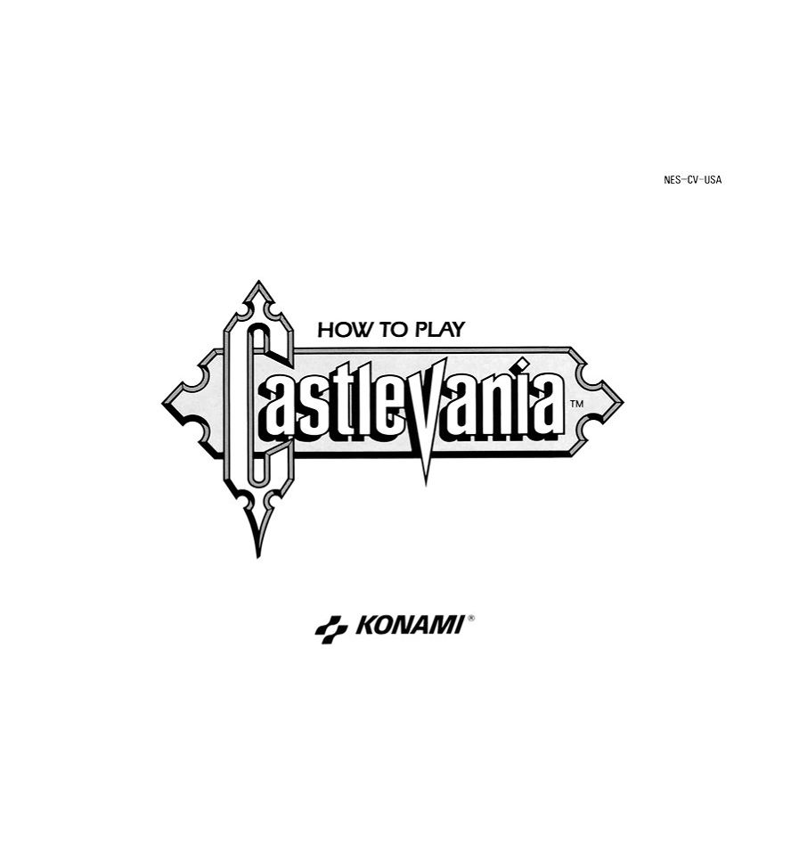 Castlevania Reproduction Manual