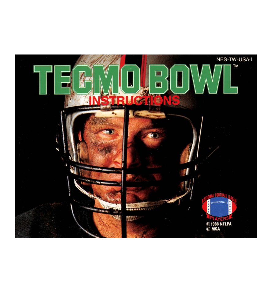 Tecmo Bowl Reproduction Manual